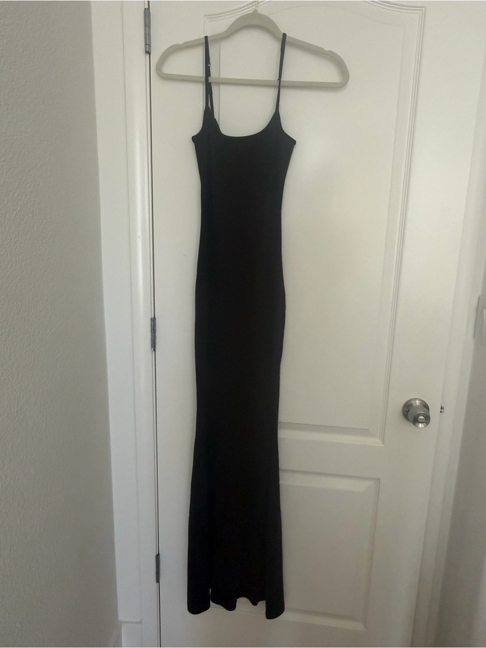 Quince Black Spaghetti-Strap Maxi Dress - Picture 3 of 3